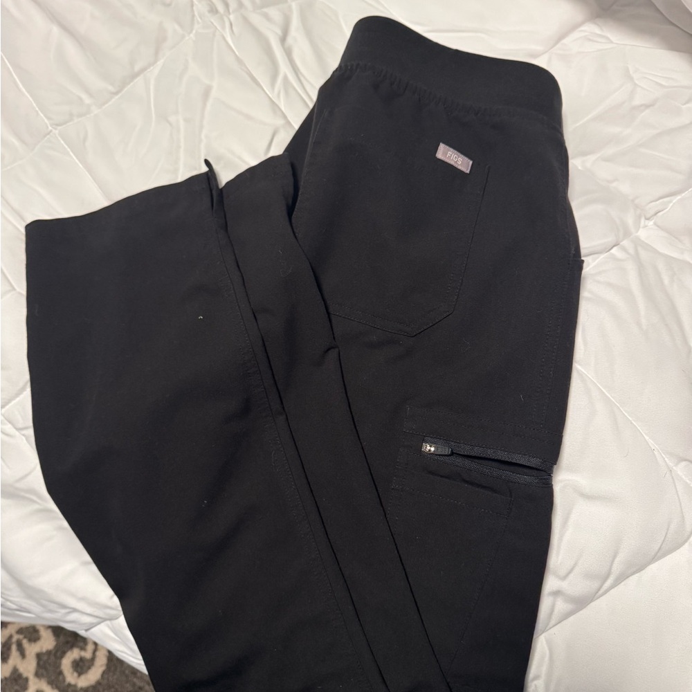 Figs Black yola skinny Pants medium tall M/T